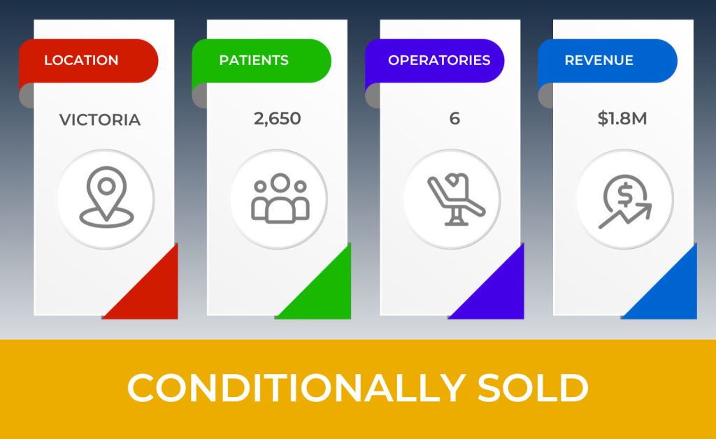 Professional Practice Sales Dental Practice for Sale Conditionally Sold #1448